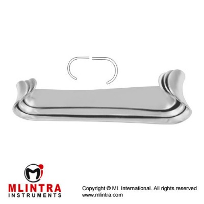 Roux Retractor Fig. 1 Stainless Steel, 14 cm - 5 1/2" Roux Retractor Fig. 1 Stainless Steel, 14 cm - 5 1/2"